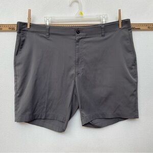 PGA Tour Golf Grey Flat Front Golf Shorts Size 42 Preppy Athletic Outdoor
